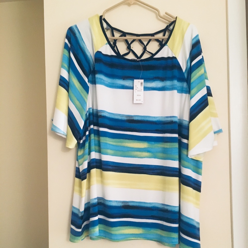 New multi color blouse